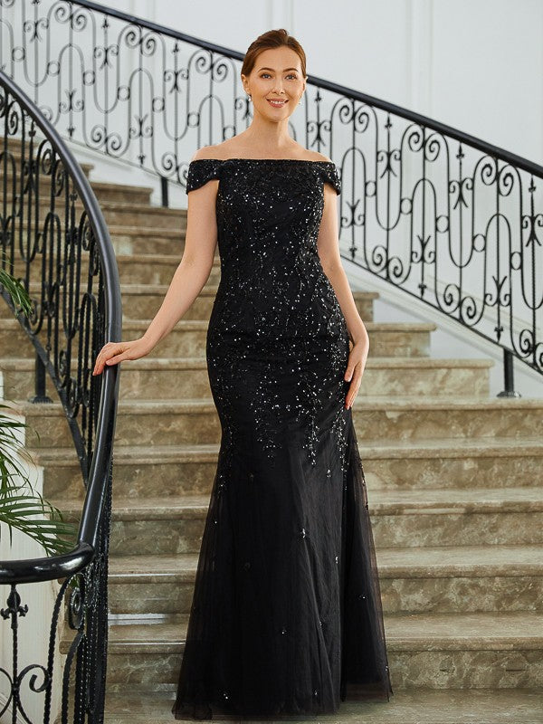 Sheath Tulle Sleeveless Floor-Length Dress - Chloe Dress