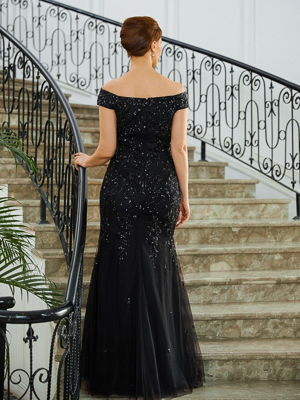 Sheath Tulle Sleeveless Floor-Length Dress - Chloe Dress