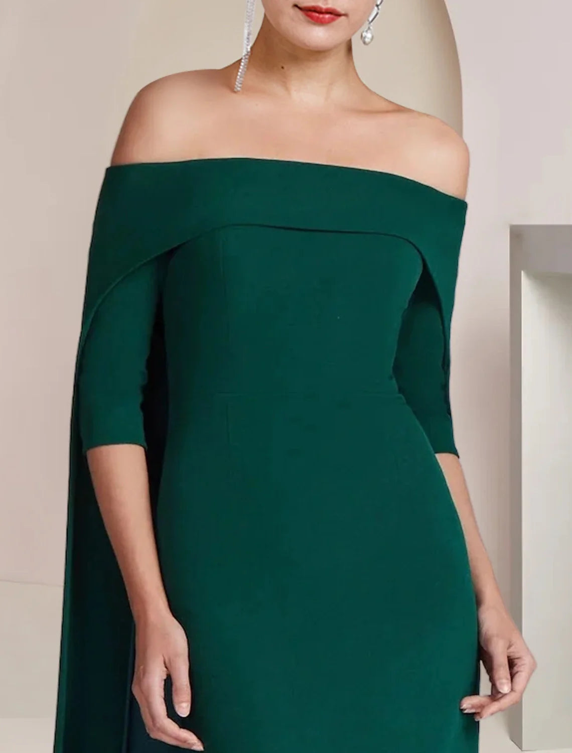 Sheath Strapless Floor-Length Wedding Dress - Chloe Dress