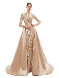 Mermaid Sequin Long Sleeve Evening Dress - Chloe Dress