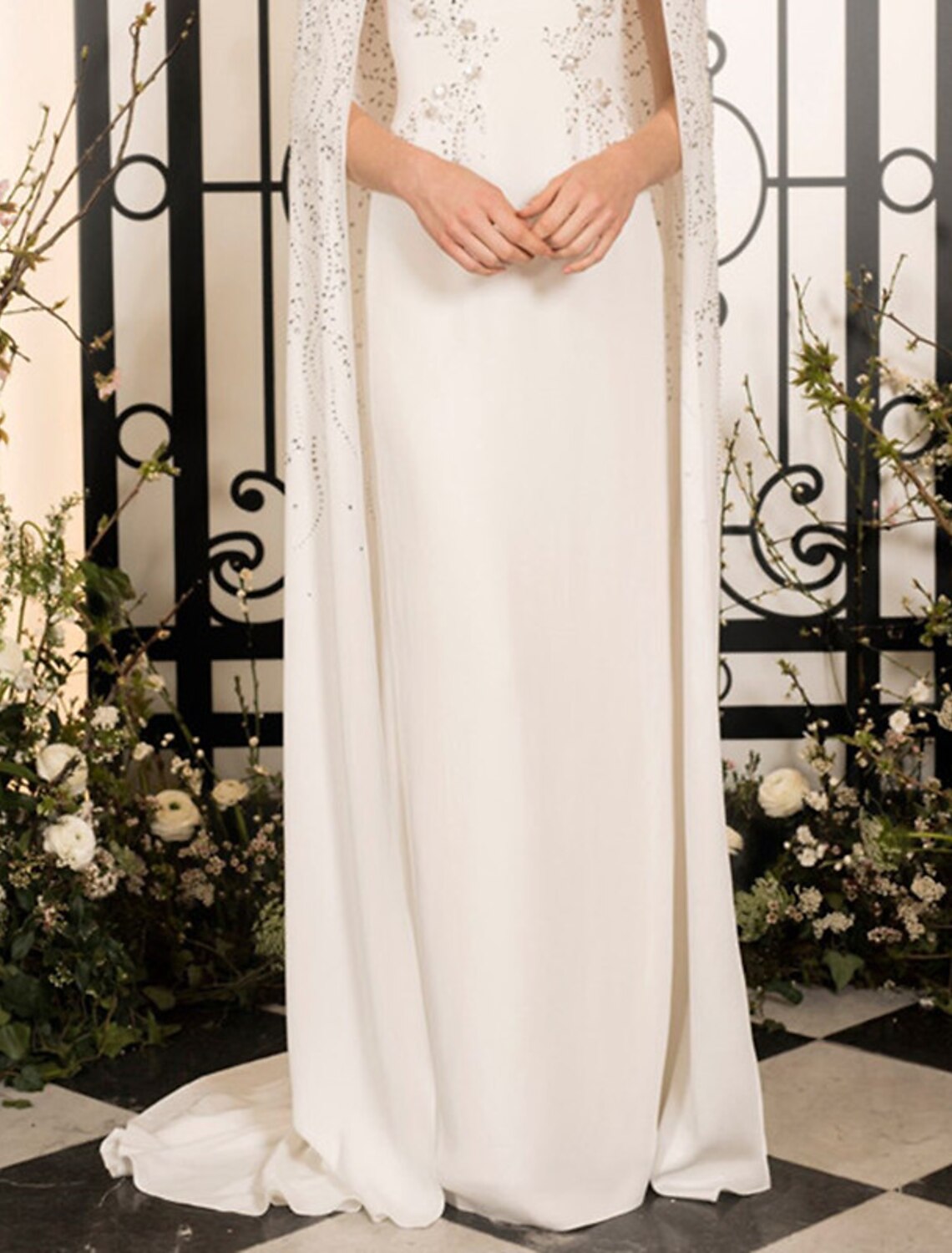 Sheath Chiffon Sleeveless Floor-Length Evening Gown - Chloe Dress