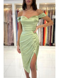 Mermaid Sweetheart Sleeveless Backless Pleated Mini Prom Dress - Chloe Dress