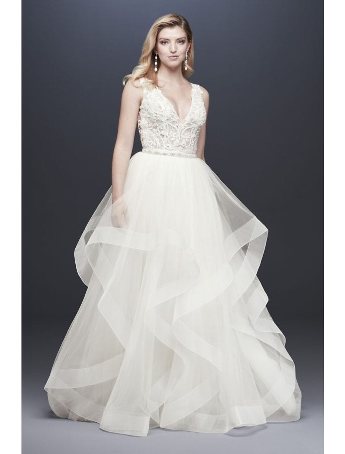 A-Line Satin Train Wedding Gown - Chloe Dress