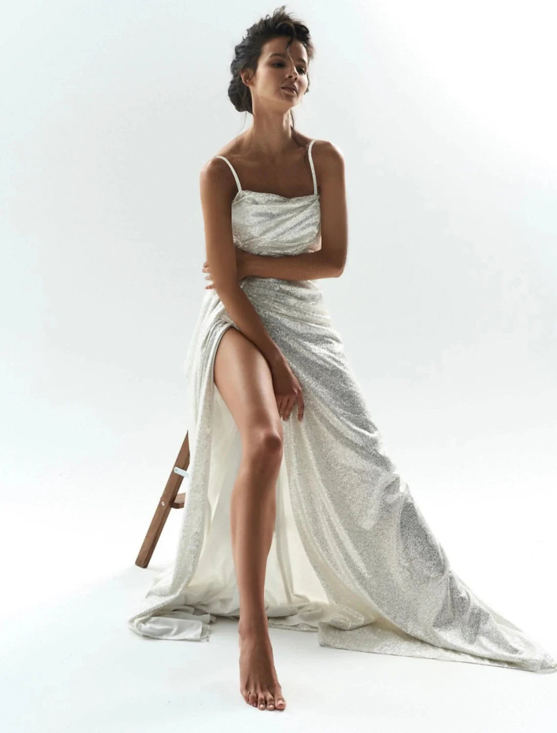 Mermaid Tulle Sleeveless Floor-Length Prom Dress - Chloe Dress