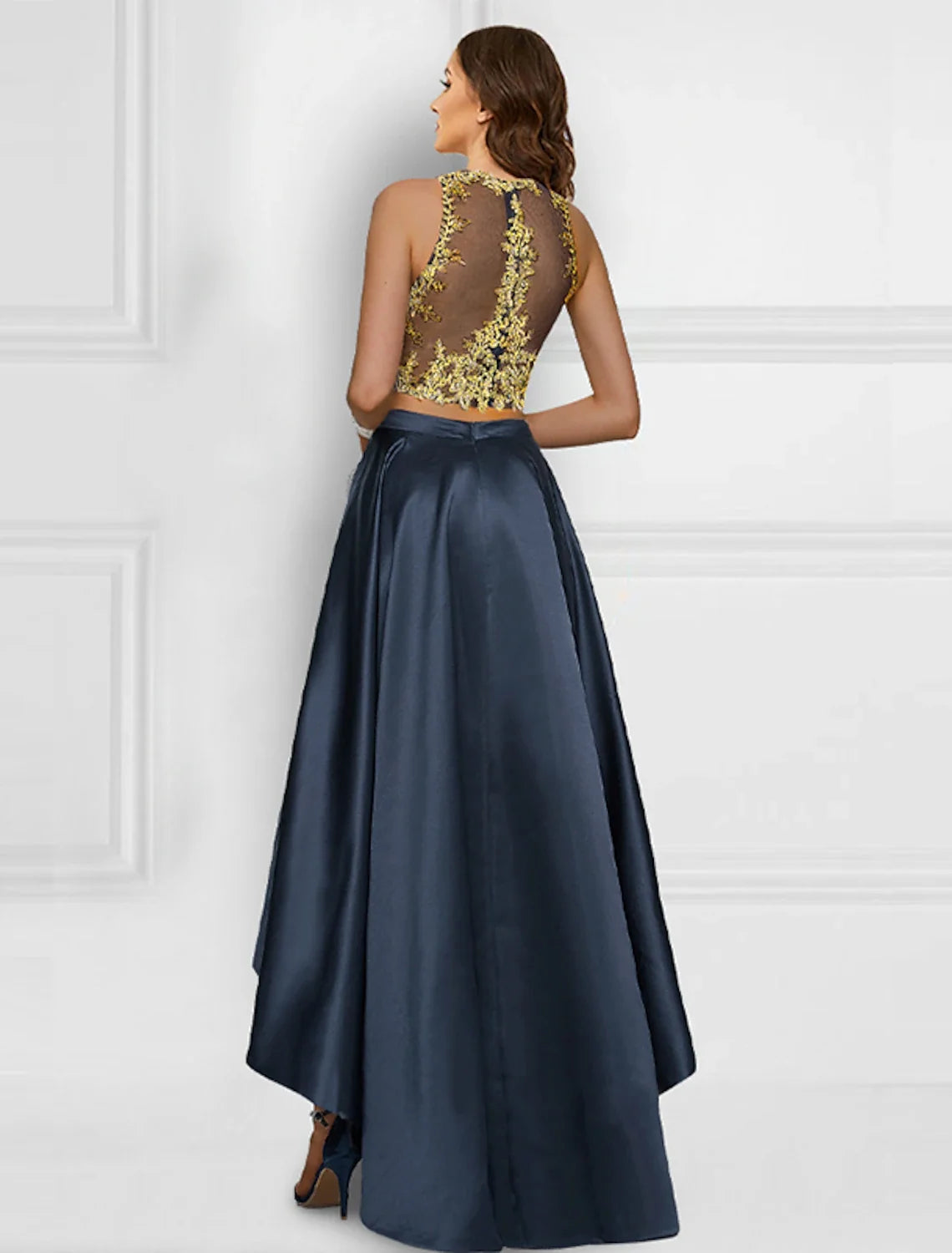 Sleeveless Asymmetric Prom Dress - Chloe Dress