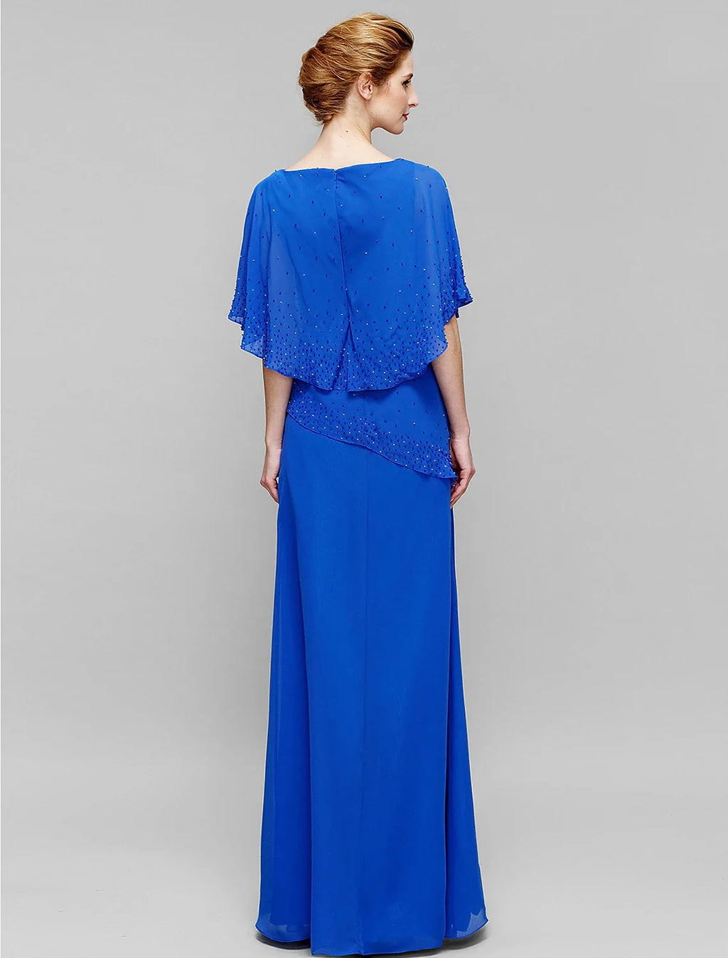 Sheath Chiffon Sleeveless Floor-Length Dress - Chloe Dress