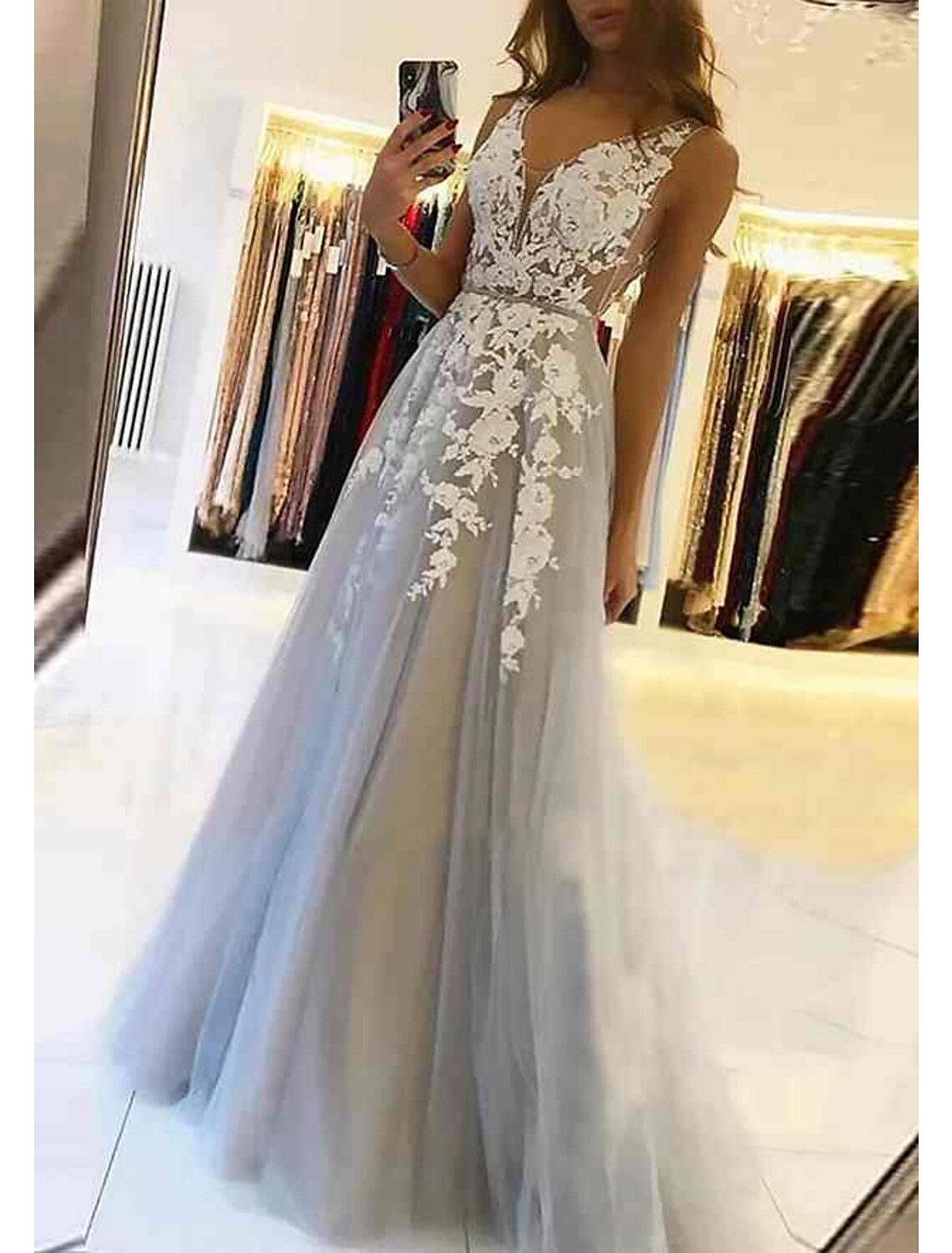 Black Ball Gown Off-Shoulder Cotton Sleeveless Backless Train Evening Gown - Chloe Dress
